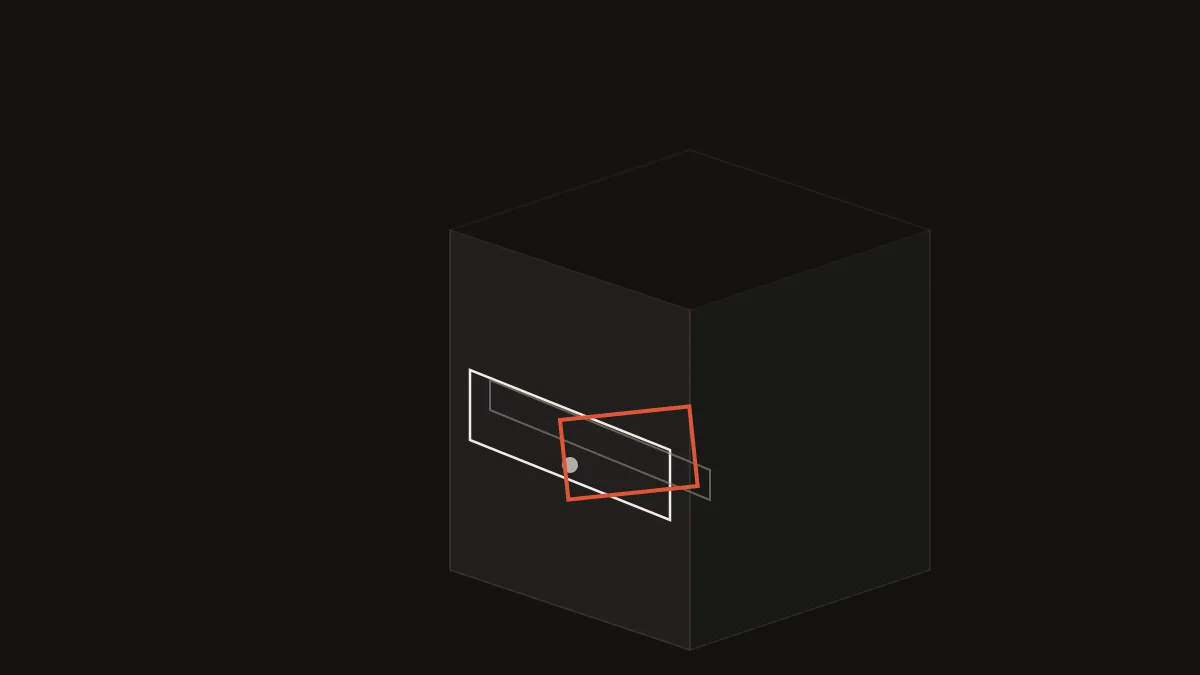 Instagram mass report bot isometric illustration: a numbered filing drawer half open with a claim slip